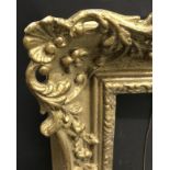 20th Century English School. A Gilt Composition Frame, with Swept Pierced Centres and Corners, 20" x