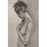 Mark Clark (1959- ) British. Study of a Naked Lady, Etching, Signed, Dated '03, and Numbered 62/