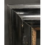 19th Century Dutch School. A Black Frame, with a Gilt Carved Slip, 19.75" x 16" (rebate).