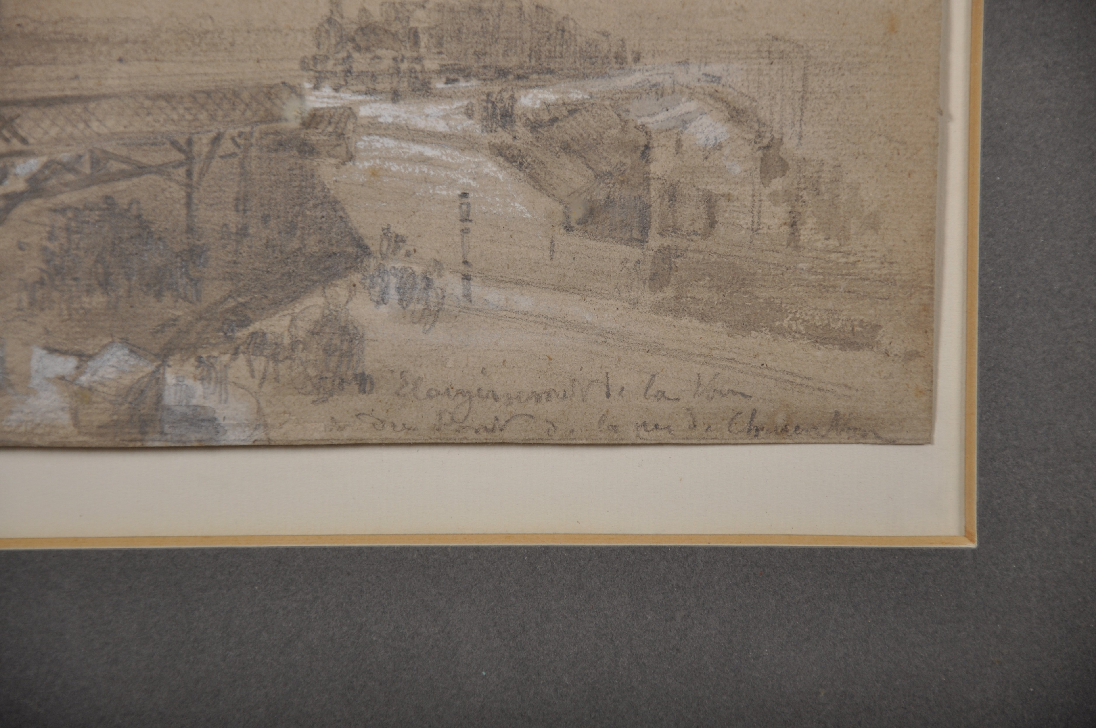 19th Century French School. "Nouvelle Gare de Marchandise, Reuilly, XII e", Study of a Train - Image 7 of 10