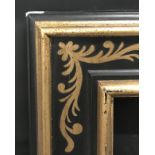 20th Century English School. A Gilt and Black Painted Frame, 25.5" x 21.5" (rebate).