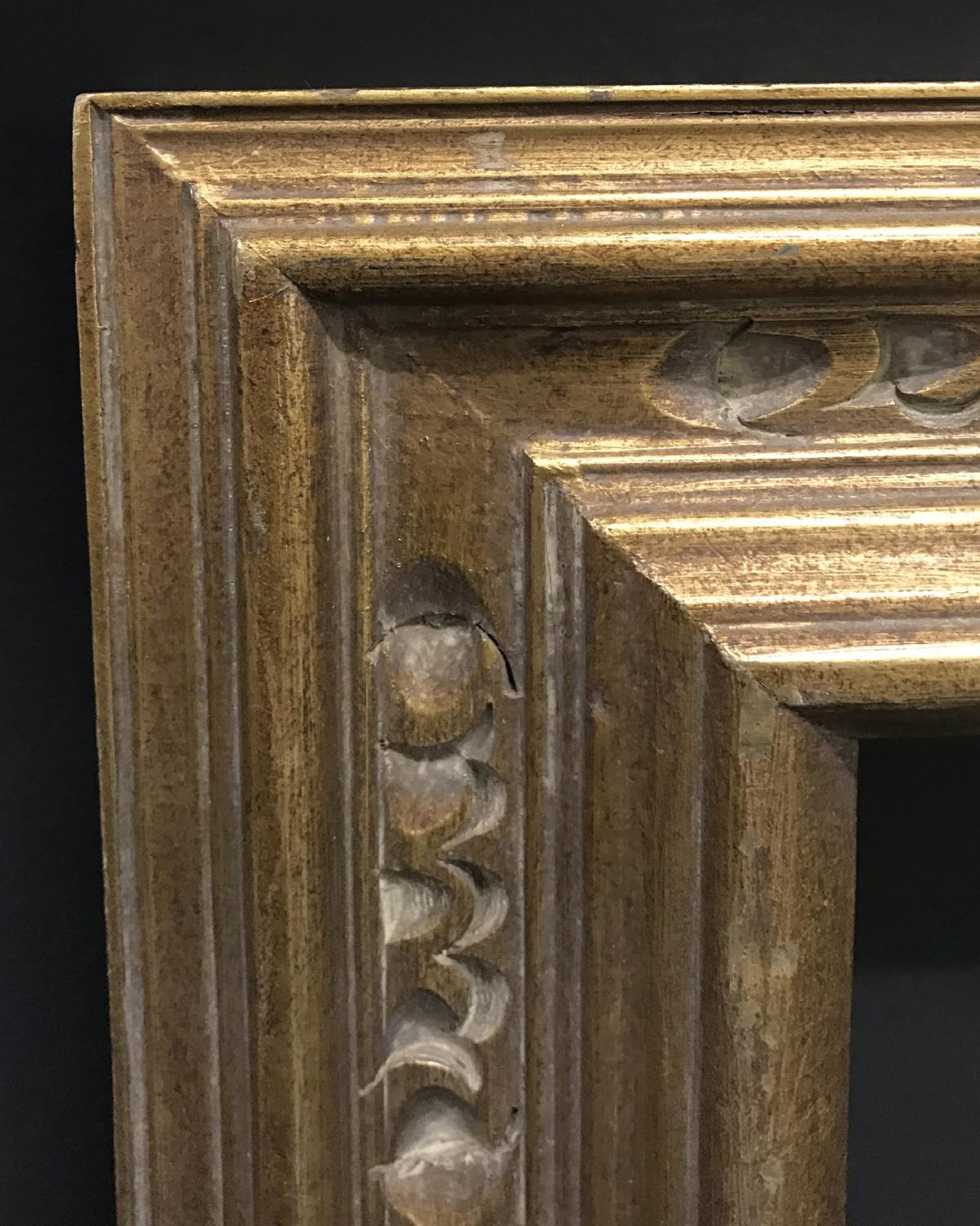 20th Century English School. A Gilt Composition Frame, 12" x 10", and another Frame, 9.25" x 7.