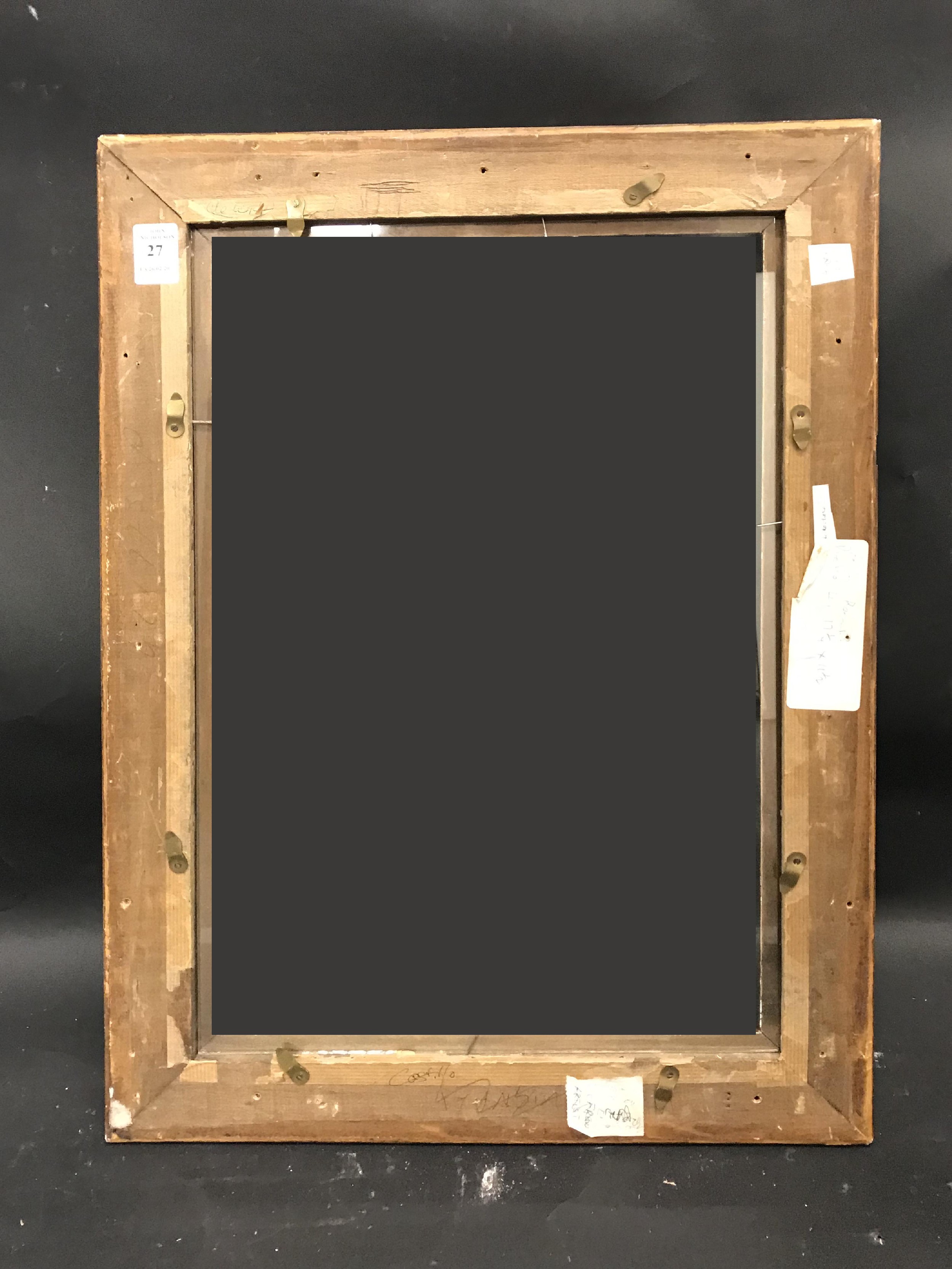 20th Century English School. A Gilt Composition Frame, 17" x 11.25" (rebate). - Image 3 of 3