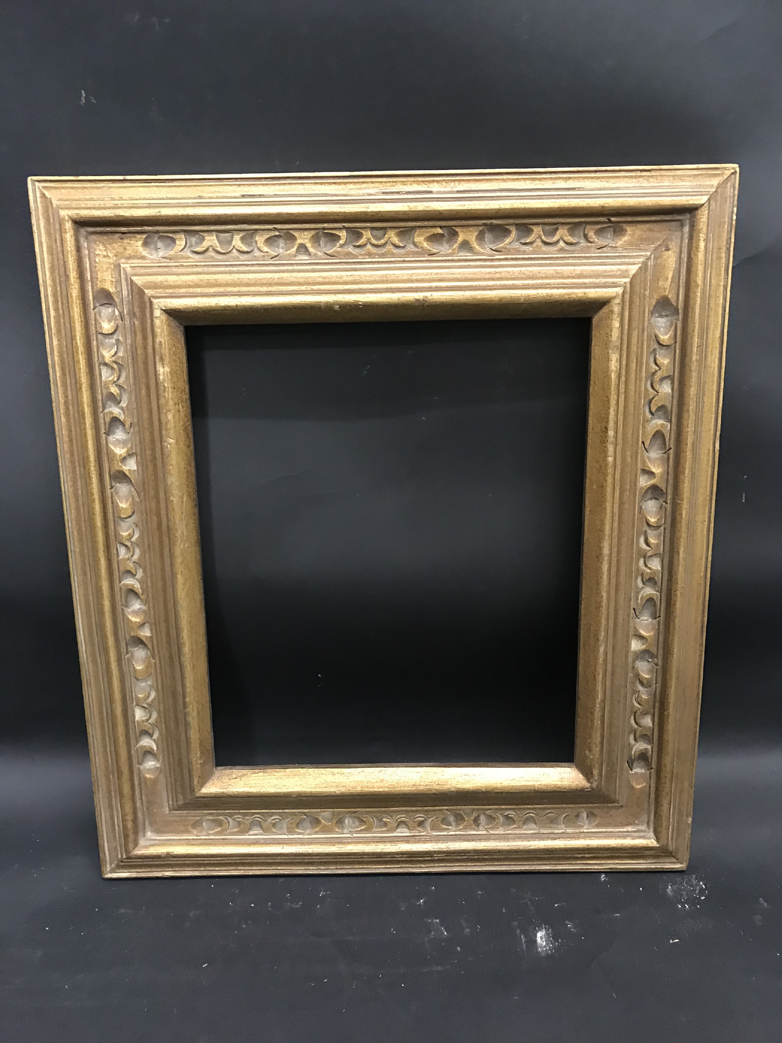 20th Century English School. A Gilt Composition Frame, 12" x 10", and another Frame, 9.25" x 7. - Image 2 of 4