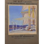 George W... Harris (19th - 20th Century) British. "The Blue Lagoon, Act I The Sailing Ship '