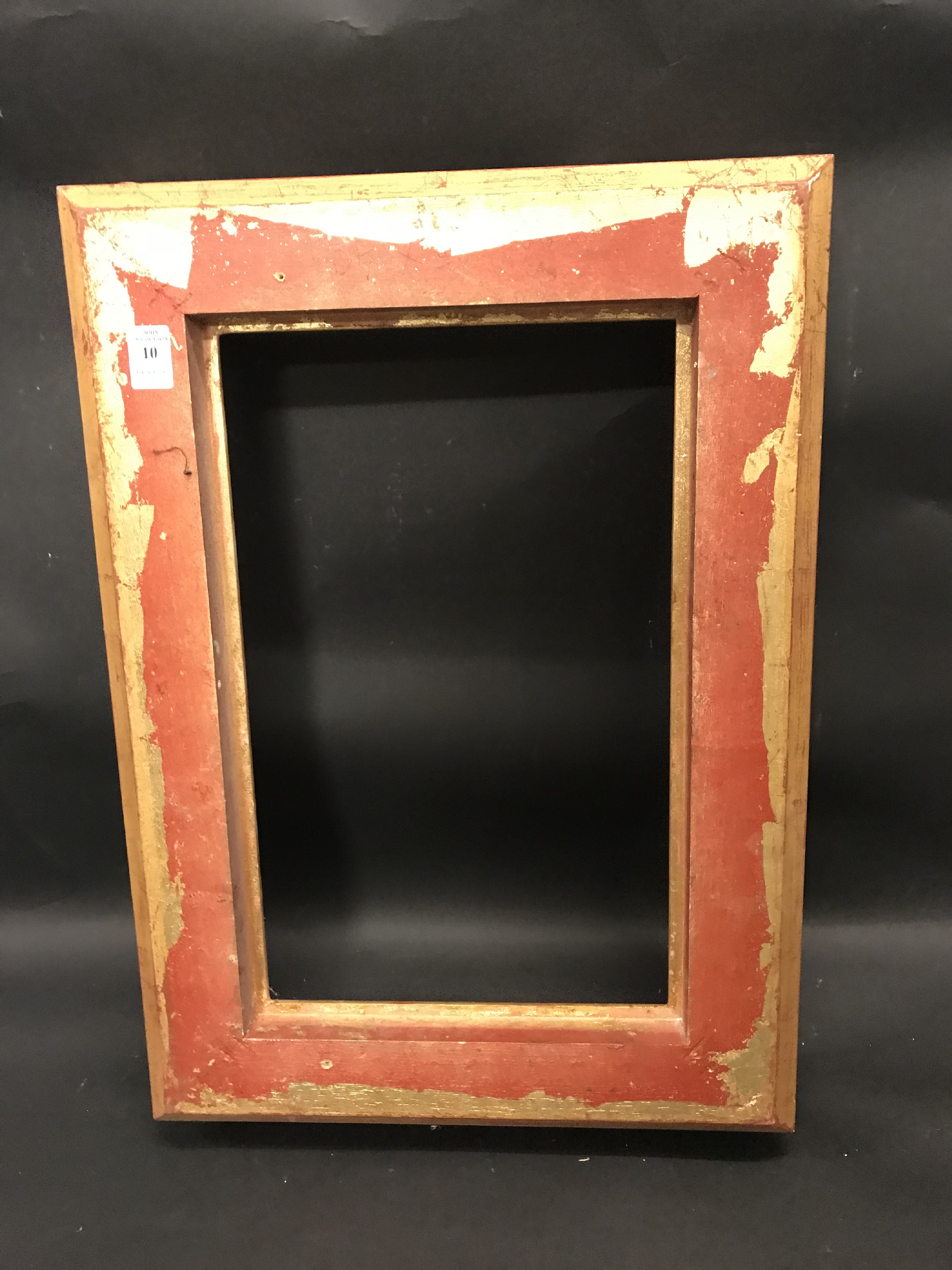 20th Century English School. A Gilt Composition Frame, with swept centres, 15.75" x 10" (rebate). - Image 3 of 3