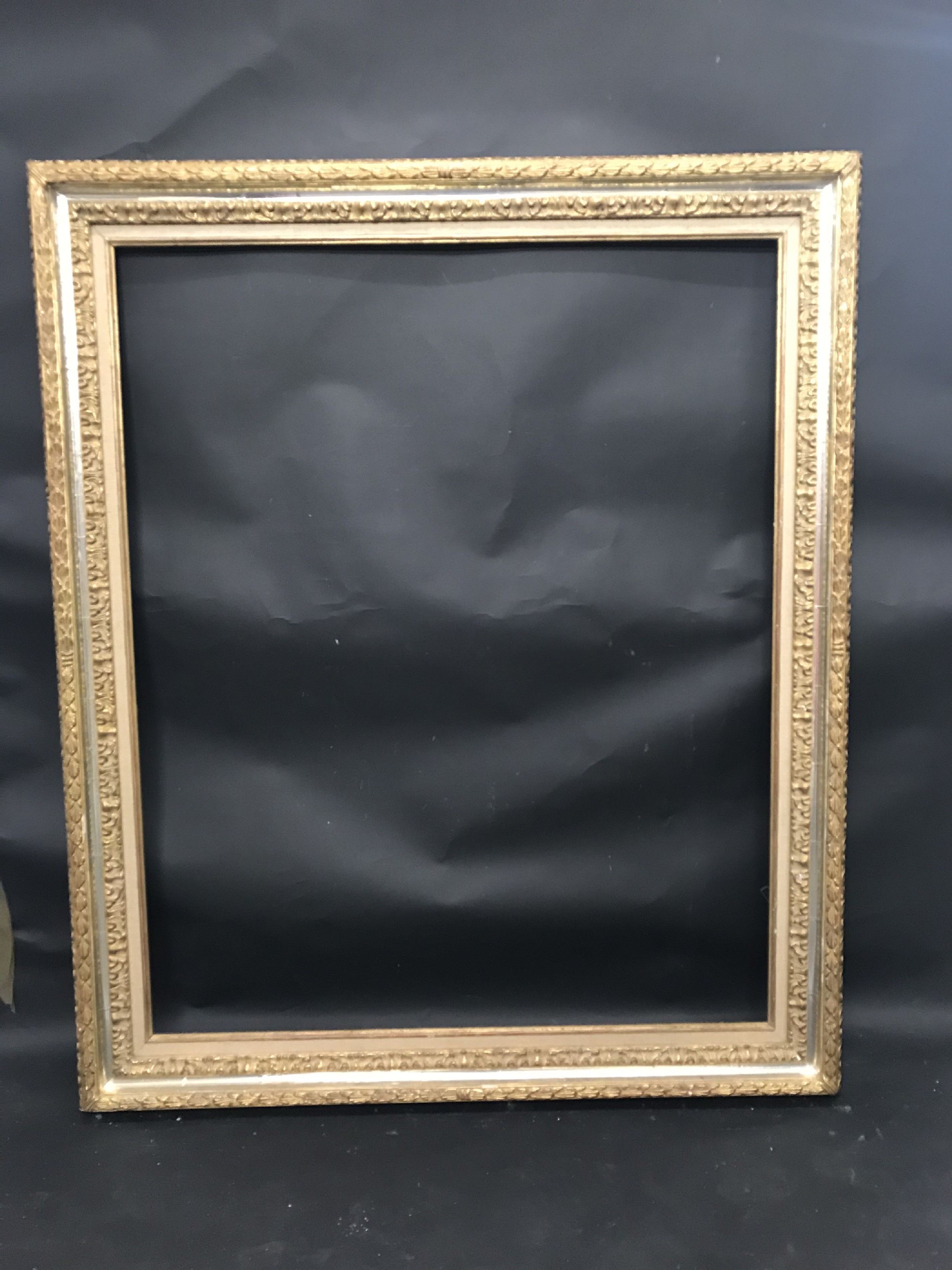 20th Century English School. A Gilt Composition Frame, with fabric slip, 39.5" x 32" (rebate), - Image 2 of 3