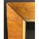 19th Century English School. A Birds Eye Maple Frame, with Gilt Slip, 33.5" x 22" (rebate).