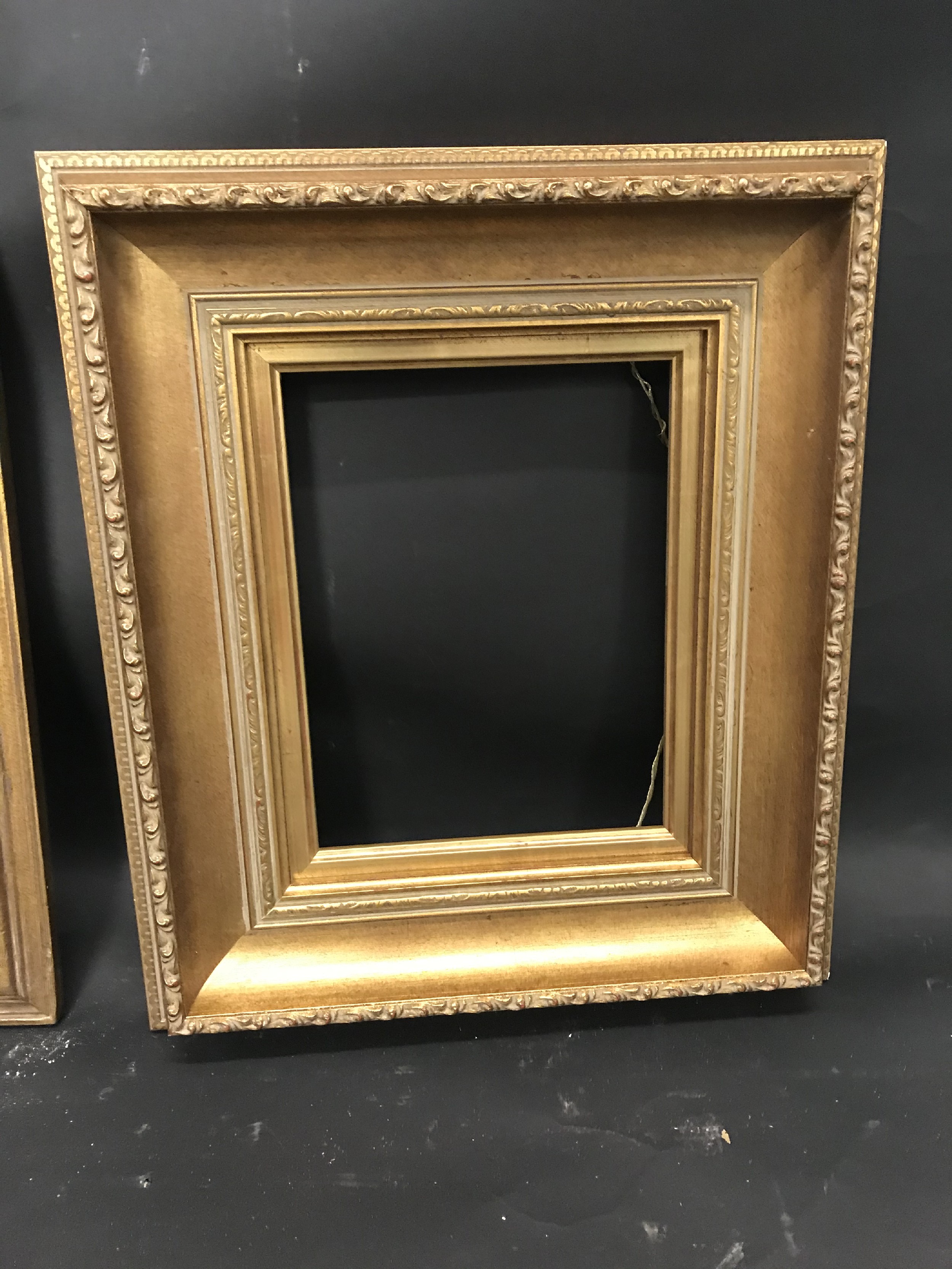 20th Century English School. A Gilt Composition Frame, 12" x 10", and another Frame, 9.25" x 7. - Image 3 of 4