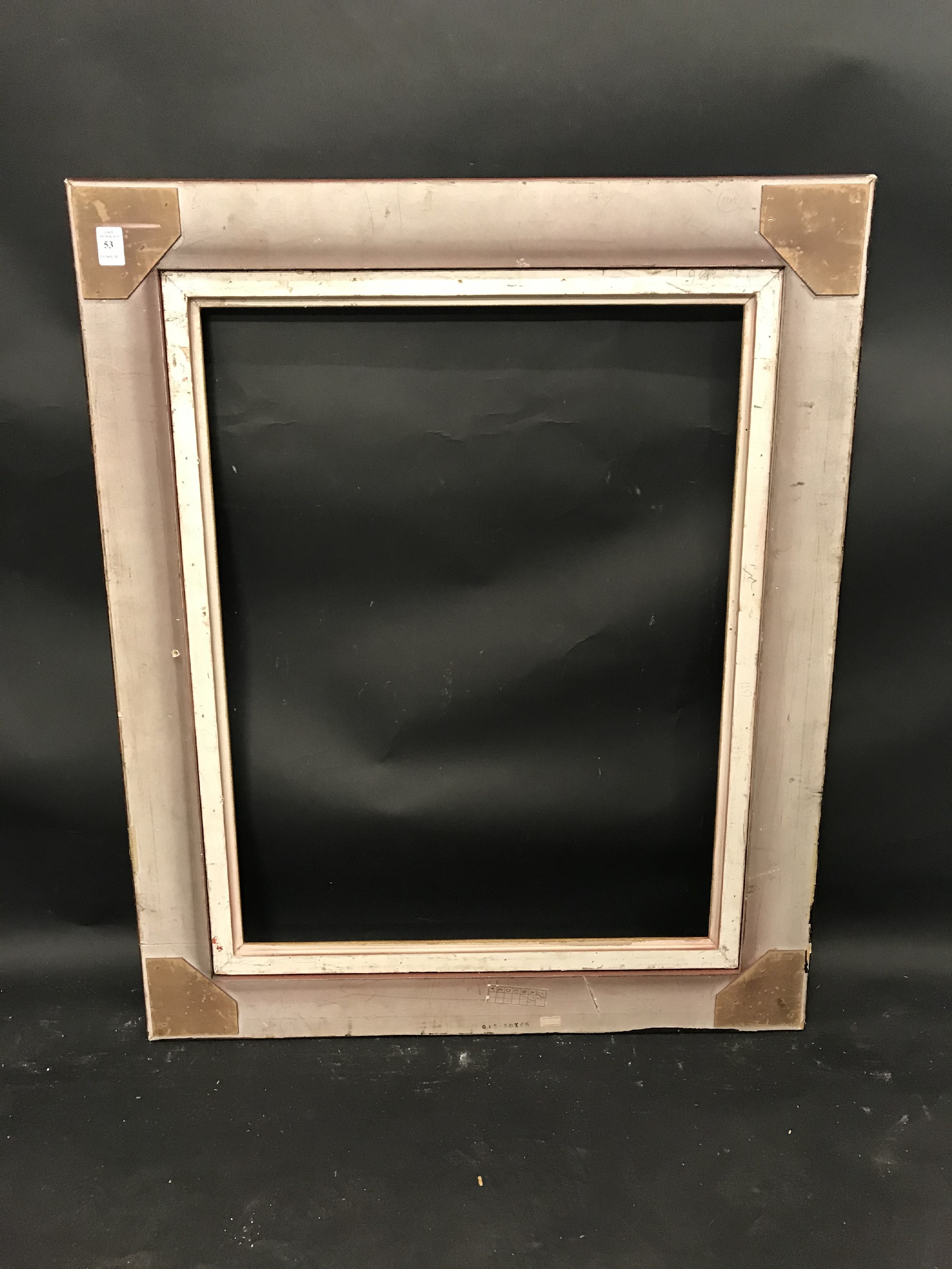 20th Century English School. A Gilt and Black Frame, with green inner slip, 25.5" x 19.5" (rebate). - Image 3 of 3