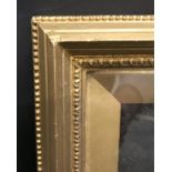 19th Century English School. A Victorian Gilt Composition Frame, with inset glass, 7.5" x 3.25" (