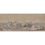 19th Century French School. "Nouvelle Gare de Marchandise, Reuilly, XII e", Study of a Train