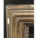 20th Century English School. A Gilt Composition Ribbed Frame, 22" x 18.25" (rebate).