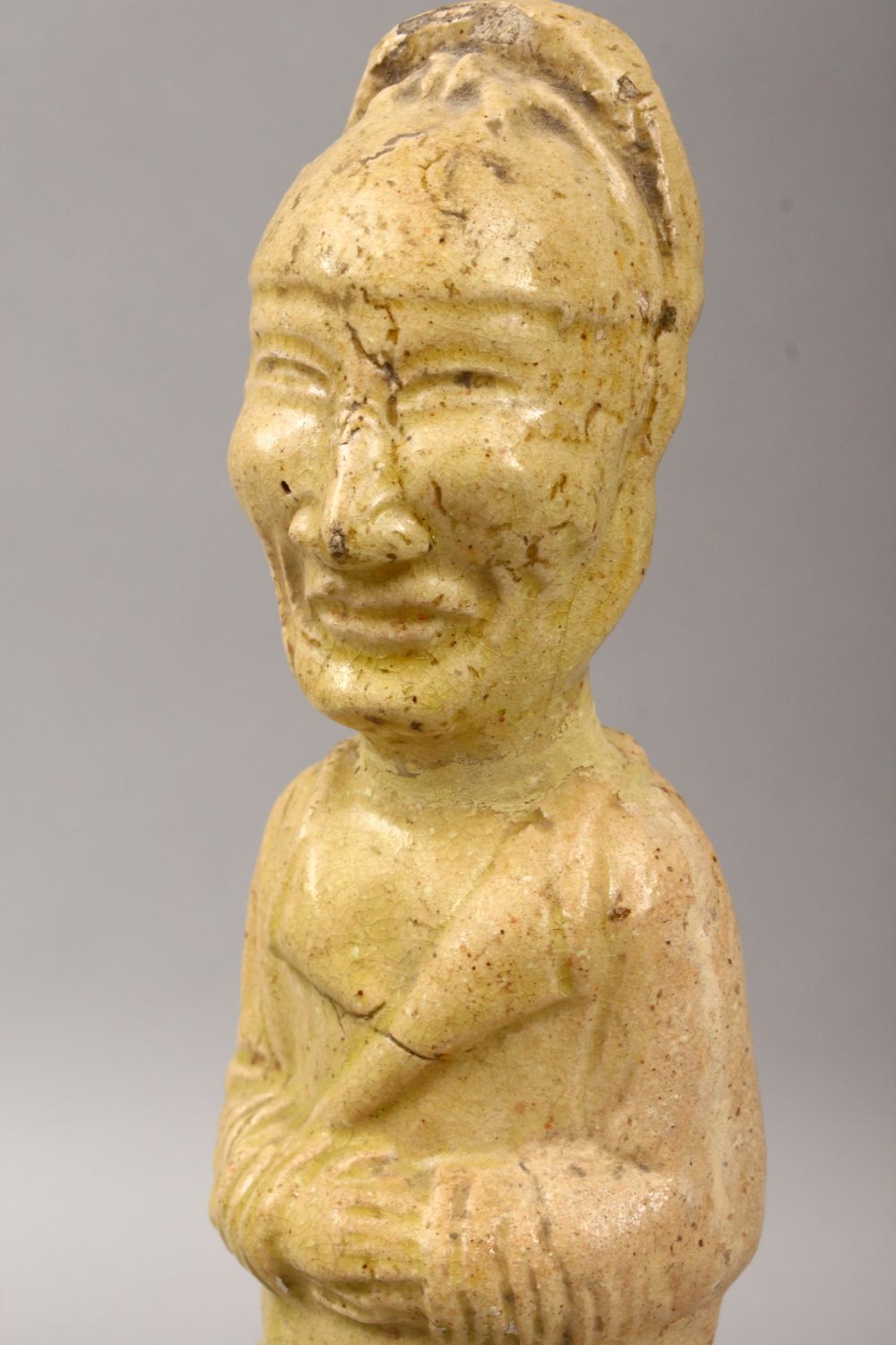 A GOOD CHINESE TANG STYLE POTTERY FIGURE, with a 28cm - Image 5 of 5