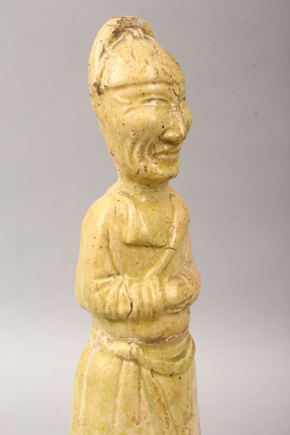 A GOOD CHINESE TANG STYLE POTTERY FIGURE, with a 28cm - Image 3 of 5