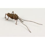 A JAPANESE BRONZE CRICKET.