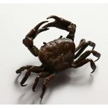 A LARGE JAPANESE BRONZE CRAB.