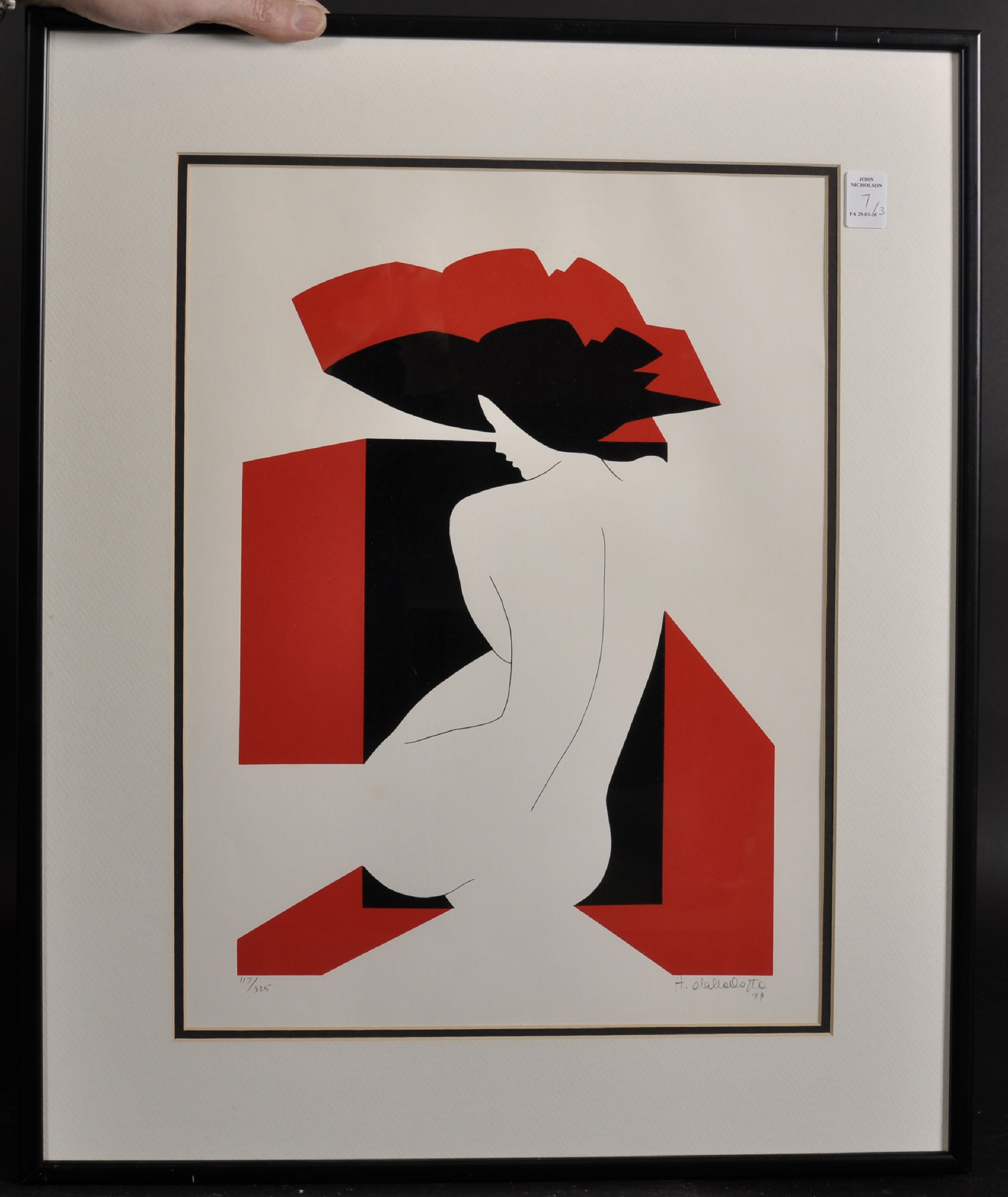 Amleto Costa Dalla (1929- ) Italian. "Anatomy- Face", Screenprint, Signed, Dated '79, and Numbered - Image 3 of 10