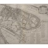 18th Century English School. "Southwark, St Olave and St Mary Magdalens Burmondsey", Map,