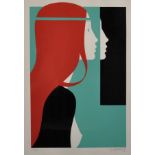 Amleto Costa Dalla (1929- ) Italian. "Anatomy- Face", Screenprint, Signed, Dated '79, and Numbered