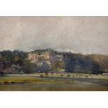 David Cox (1809-1885) British. "Arundel Castle", Watercolour, Inscribed on a label on the reverse,