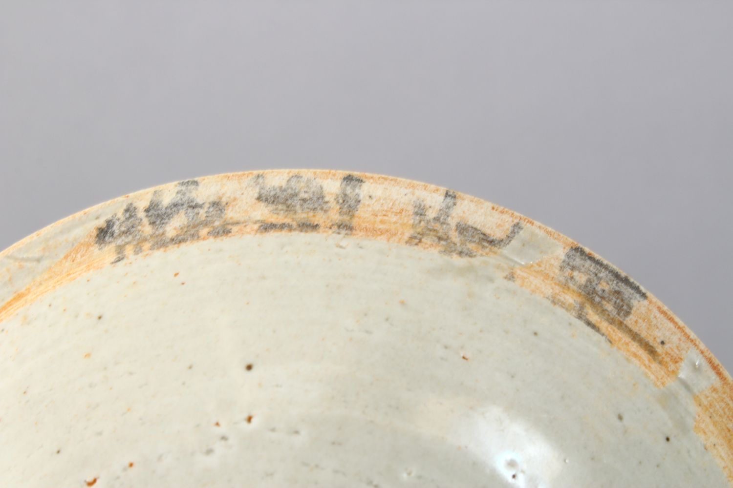 A GOOD PAIR OF EARLY CHINESE POTTERY BOWLS, 14.5cm diameter. - Image 8 of 8