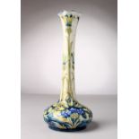 A VERY GOOD MOORCROFT FLORIAN WARE VASE, CIRCA. 1903. Printed Florian mark. Script WM in green.