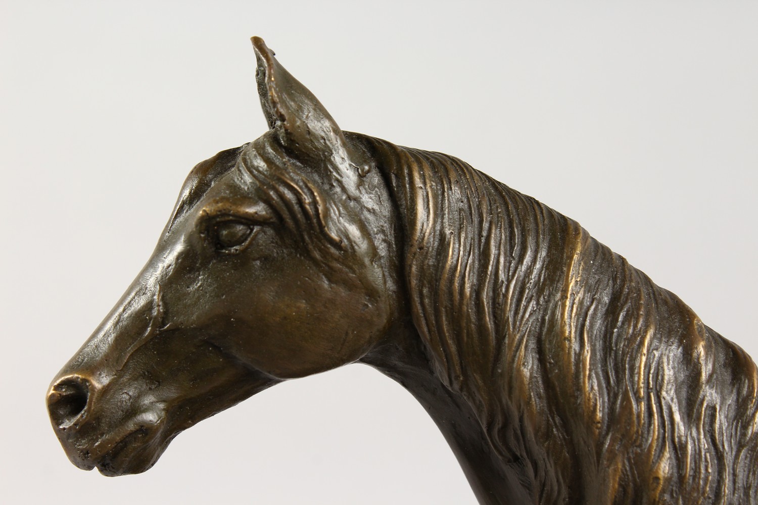 AFTER P. J. MENE A LARGE BRONZE GROUP, MARE AND FOAL. Signed P. J. MENE, on a naturalistic base with - Image 3 of 6