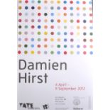 A Damien Hirst Poster from Tate Modern Exhibition April - September 2012.