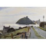 Arthur Rowlands (1904-2000) British. 'Criccieth', A Coastal Scene in Wales, Watercolour, Signed, 10"