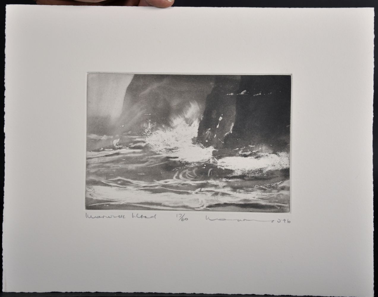 Norman Ackroyd (1938- ) British. "Orkney", "Marwick Head", Etching, Signed, Inscribed, Dated '96 and - Image 3 of 4