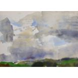 John Napper (1916-2001) Irish. 'Windy Sky', Watercolour, Signed and Inscribed on a label on the