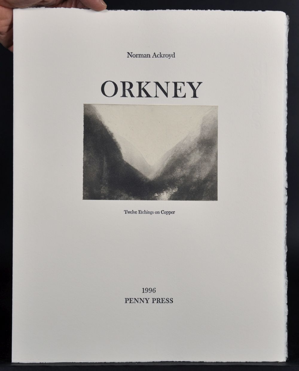 Norman Ackroyd (1938- ) British. "Orkney", "Marwick Head", Etching, Signed, Inscribed, Dated '96 and - Image 2 of 4