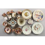 A GROUP OF 19TH CENTURY AND LATER CROWN DERBY PORCELAIN; together with various similar porcelain