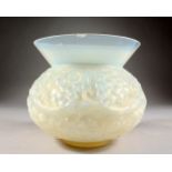 A LALIQUE FONTAINEBLEAU TINTED VASE. Etched R. LALIQUE. No. 1036. 17.5cms high. Ills. Page 446