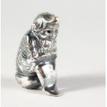 A SILVER PIXIE VESTA.