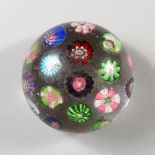 A SMALL MILLEFIORI PAPERWEIGHT. 2.25ins.