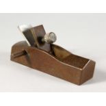 A SMALL BRONZE PLANE. 4ins long.