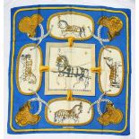 A HERMES SILK SCARF, GRAND APPARAT.