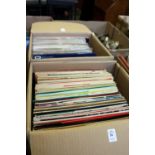 Jazz and other LP records.