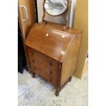 An oak bureau.