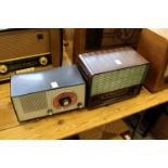 A Philip's and a Pye Bakelite cased radio.