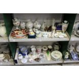 A good collection of decorative and collectable china by Coalport, Worcester and other makes.