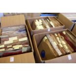 A large quantity of gramophone records.