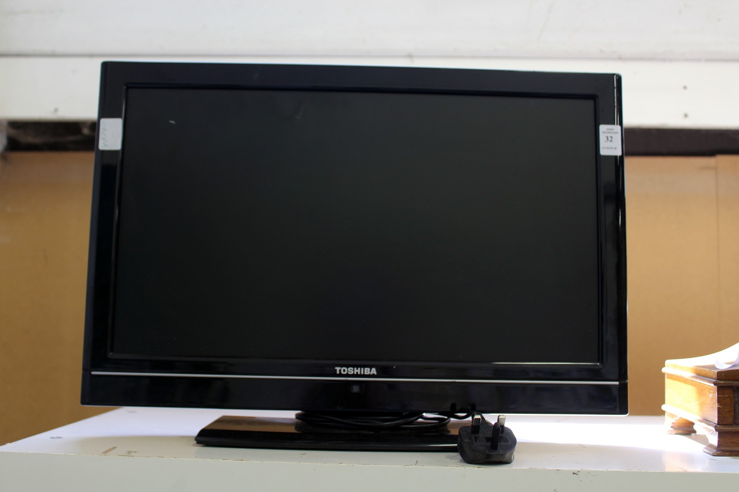 A small Toshiba TV.