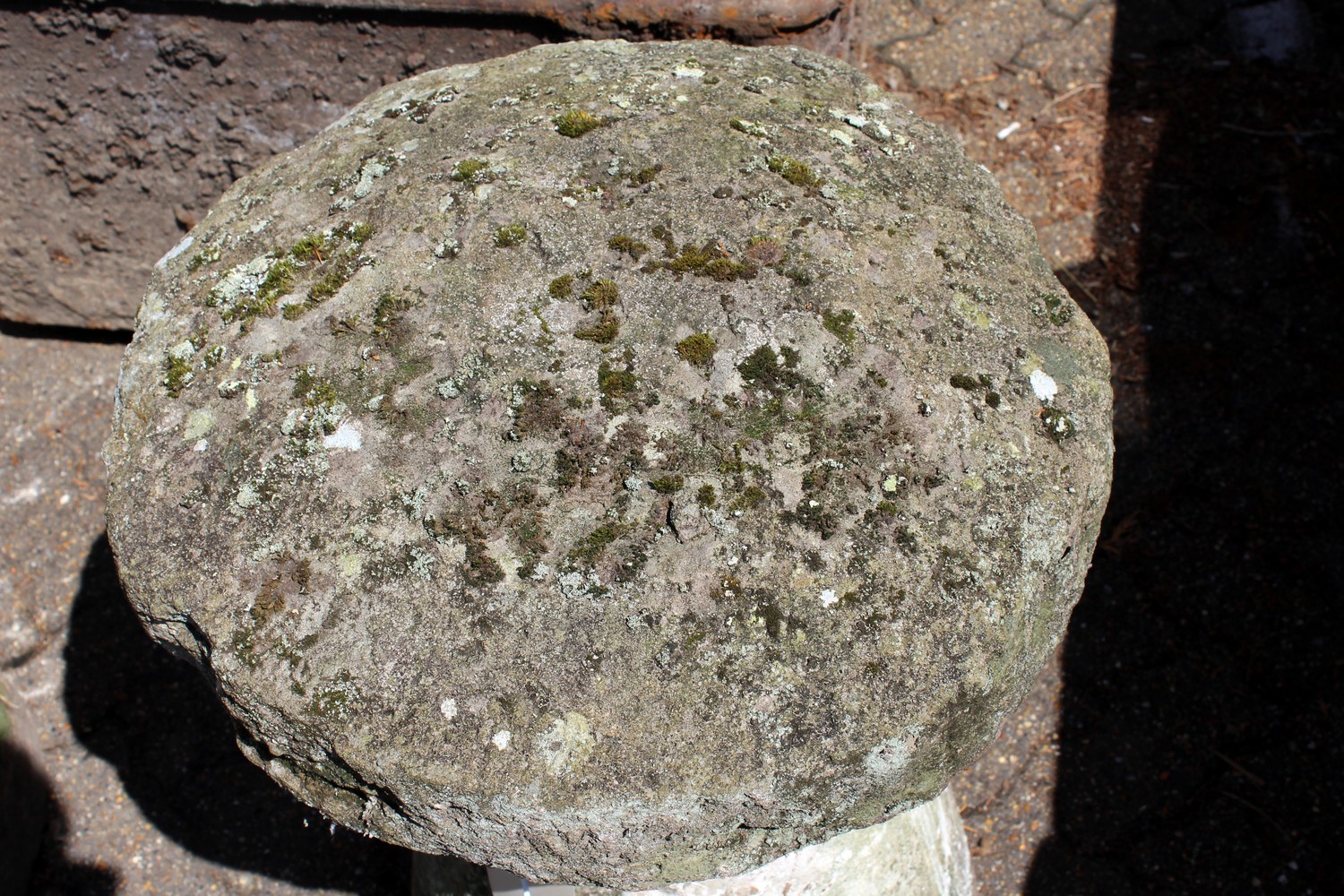 An old staddle stone. - Image 2 of 2