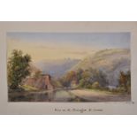 English School. 'View on the Torridge, N. Devon', Watercolour, Titled and Inscribed 'Le Marchant'