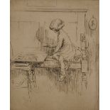 After Eileen Soper (1905-1990) British. Patience, Signed in Pencil, 5" x 4".