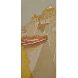 After H.J Jackson, 'The Slipway'. Artist's Proof, Signed, Titled and Dated in Pencil, 20" x 9".