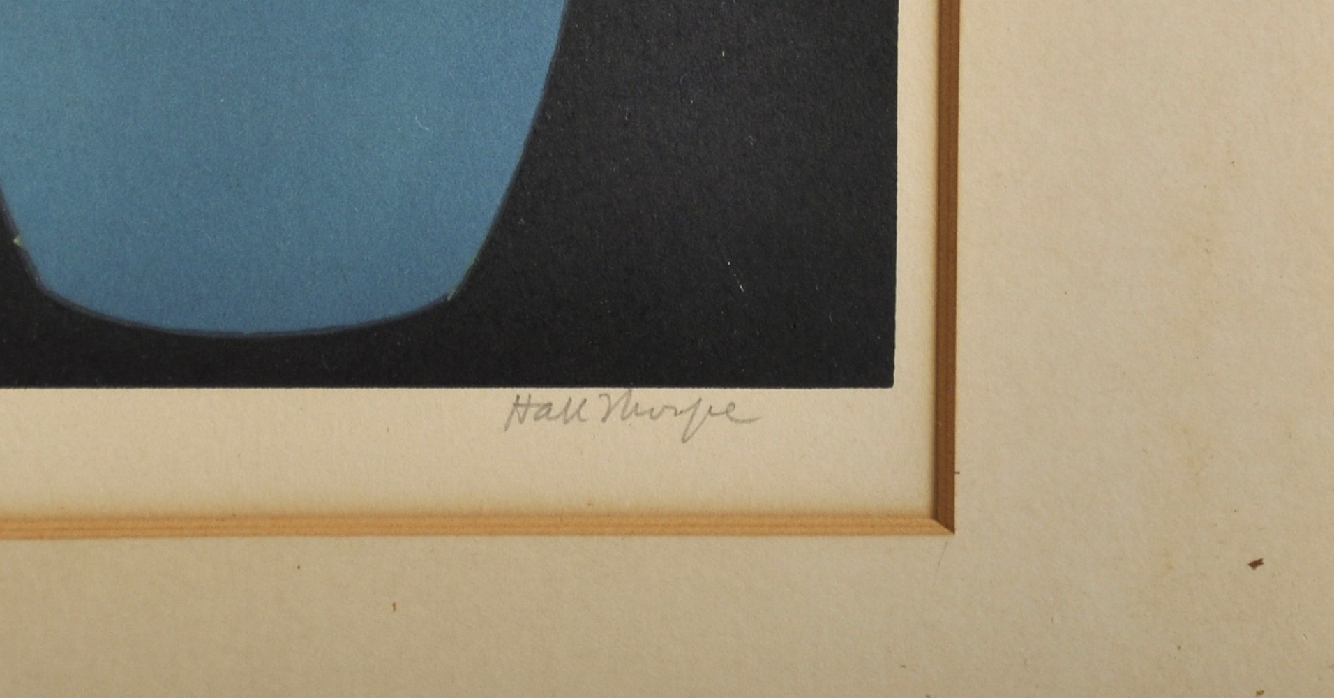 John Hall Thorpe (1874 - 1947) Australian. Still Life Woodcut, Signed in Pencil, 6.5" x 6". - Image 3 of 4